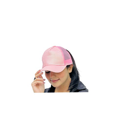 Glitter Ponytail Baseball Cap With Women Snapback Summer Mesh Hat