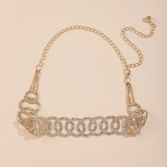 Belt For Women  Shiny Diamond Crystal Belt Fashion