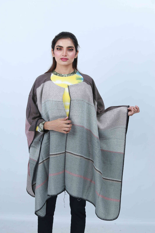 Gul Rang-Cape Shawl